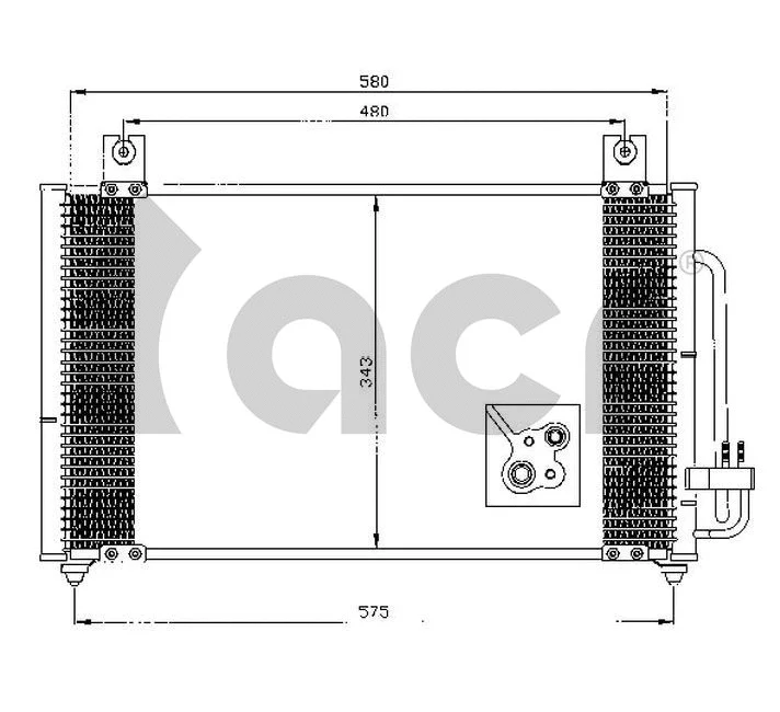 Condenseur, climatisation ACR 300553