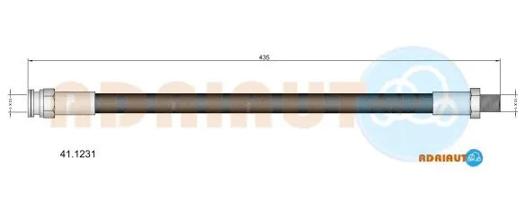 Flexible de frein ADRIAUTO 41.1231