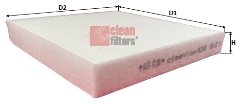 Filtre, air de l'habitacle CLEAN FILTERS NC2408
