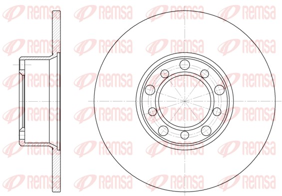 Disque de frein REMSA 6272.00