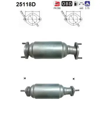 Catalyseur AS 25118D