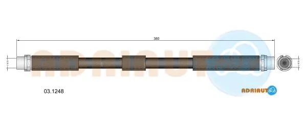 Flexible de frein ADRIAUTO 03.1248