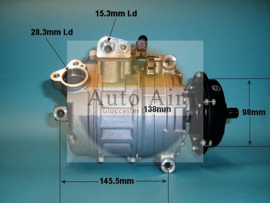 Compresseur, climatisation AUTO AIR GLOUCESTER 14-1263