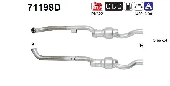 Catalyseur AS 71198D
