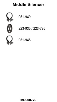 Silencieux central FA1 MD000770