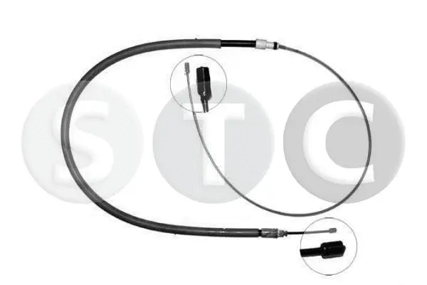 Tirette à câble, frein de stationnement STC T480833