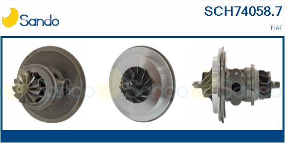 Groupe carter, turbocompresseur SANDO SCH74058.7