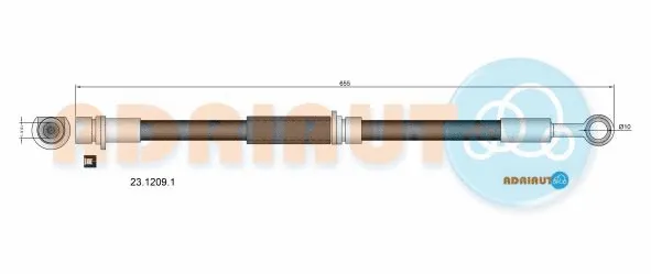 Flexible de frein ADRIAUTO 23.1209.1