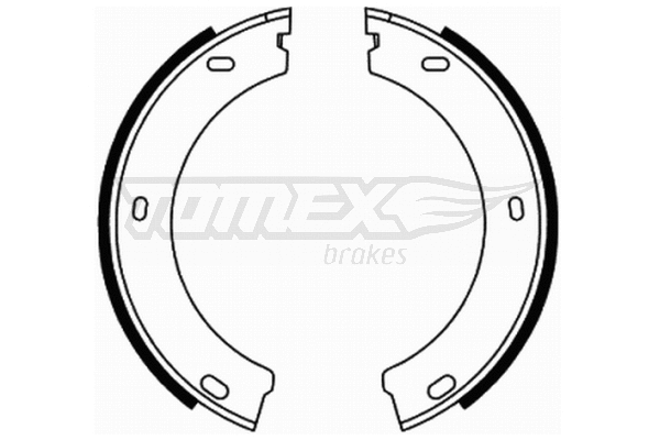 Jeu de mâchoires de frein TOMEX Brakes TX 21-73