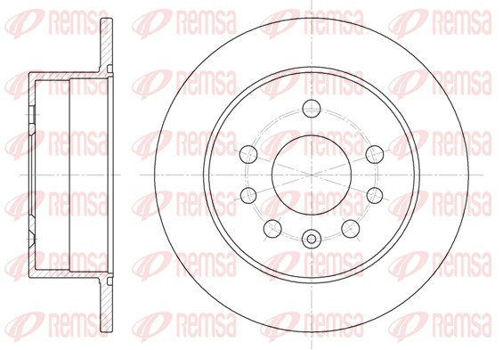 Disque de frein REMSA 6532.00