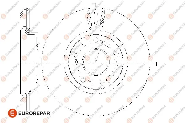 Disque de frein EUROREPAR 1667856980