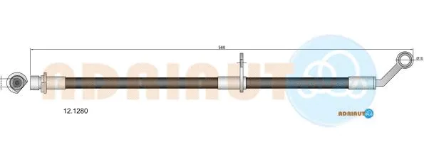 Flexible de frein ADRIAUTO 12.1280
