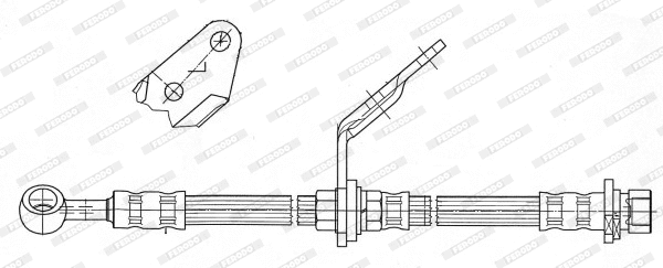 Flexible de frein FERODO FHY3303