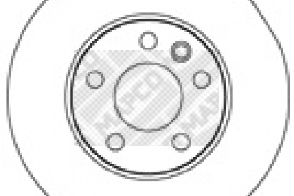 Disque de frein MAPCO 15839