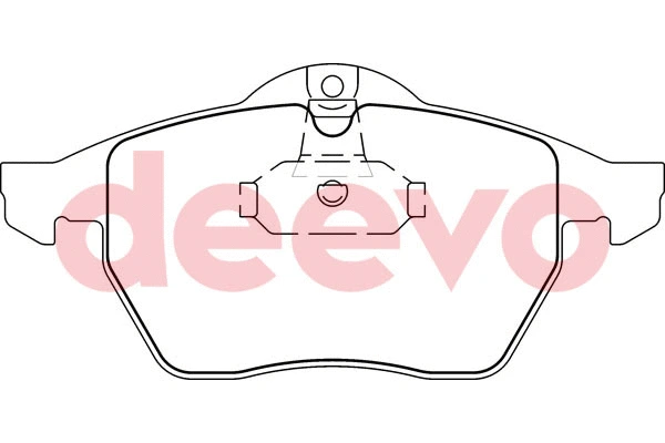 Kit de plaquettes de frein, frein à disque DEEVO BP57060