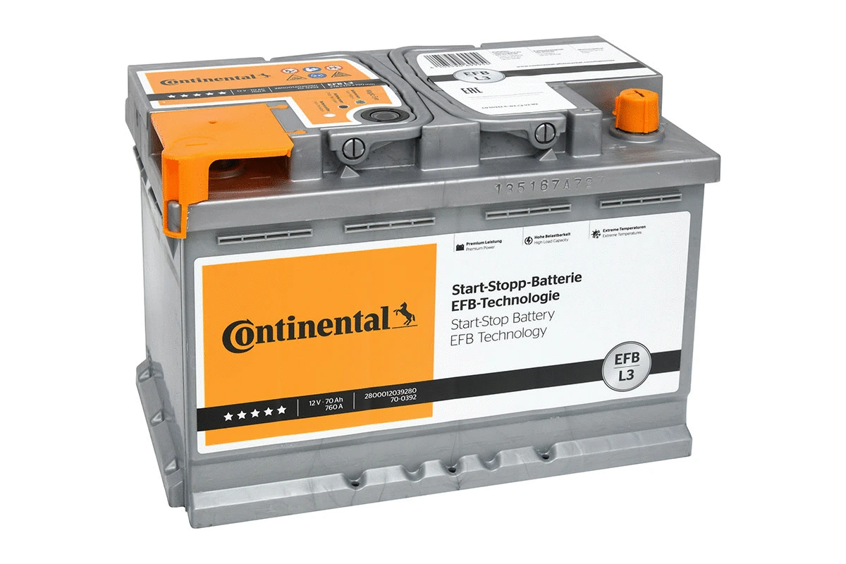 Batterie de démarrage CONTINENTAL 2800012039280