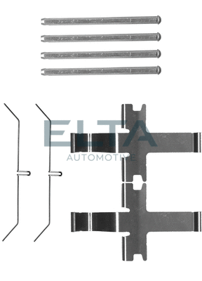 Kit d'accessoires, plaquette de frein à disque ELTA AUTOMOTIVE EA8751