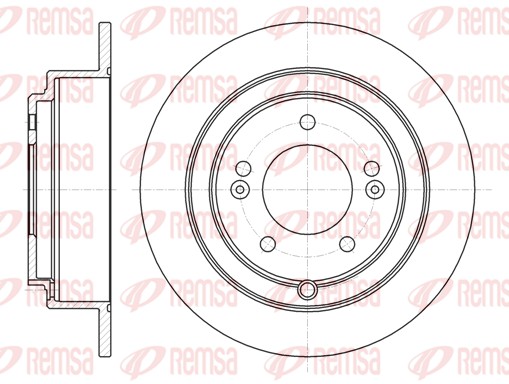 Disque de frein REMSA 61276.00
