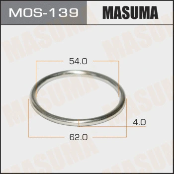 Bague d'étanchéité, tuyau d'échappement MASUMA MOS-139