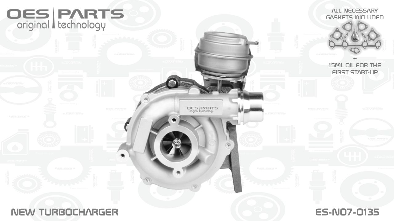 Turbocompresseur, suralimentation OES PARTS ES-N07-0135