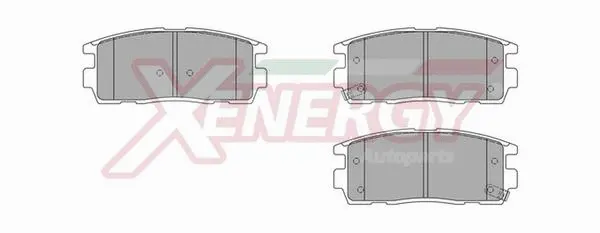 Kit de plaquettes de frein, frein à disque AP XENERGY X40996