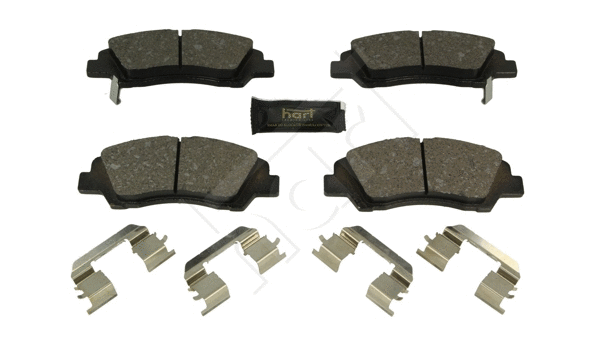 Kit de plaquettes de frein, frein à disque HART 260 768