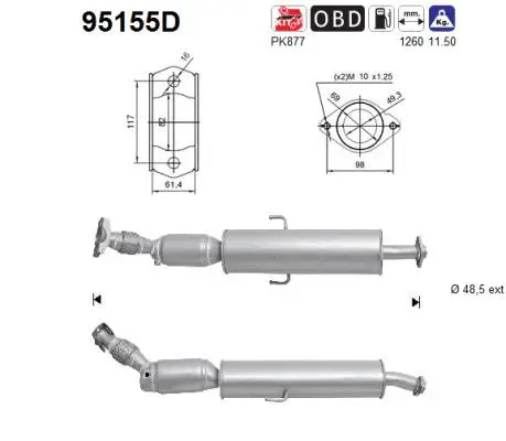 Catalyseur AS 95155D