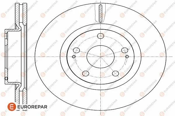 Disque de frein EUROREPAR 1618887580
