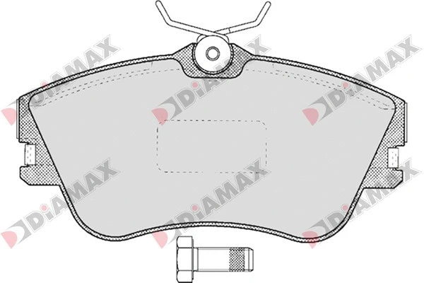 Kit de plaquettes de frein, frein à disque DIAMAX N09564