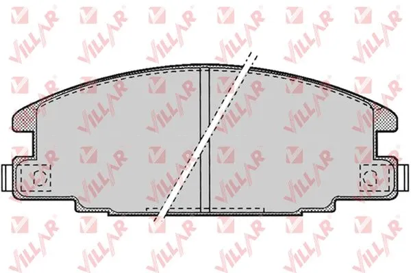 Kit de plaquettes de frein, frein à disque VILLAR 626.0685