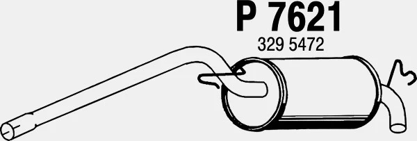Silencieux arrière VEGAZ GmbH VOS-23