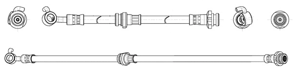 Flexible de frein CEF 514548