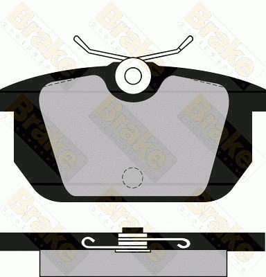 Kit de plaquettes de frein, frein à disque Brake ENGINEERING PA461