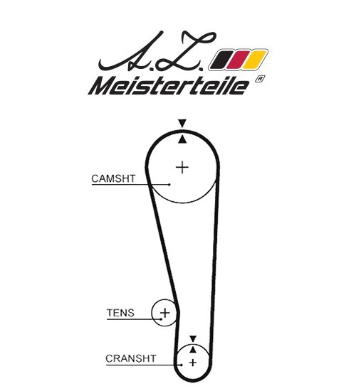 Kit de courroie crantée A.Z. Meisterteile AZMT-30-058-2363