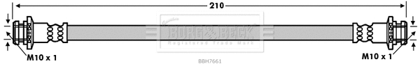 Flexible de frein BORG & BECK BBH7661