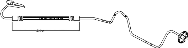 Flexible de frein JURATEK JBH1191R