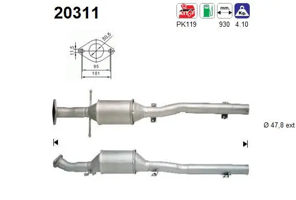 Catalyseur AS 20311