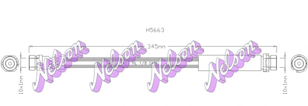 Flexible de frein KAWE H5663