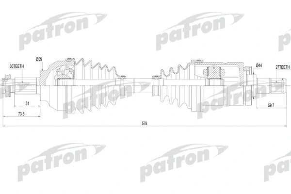 Arbre de transmission PATRON PDS4620