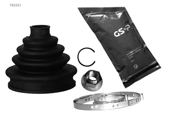 Jeu de joints-soufflets, arbre de commande GSP-BR 780351