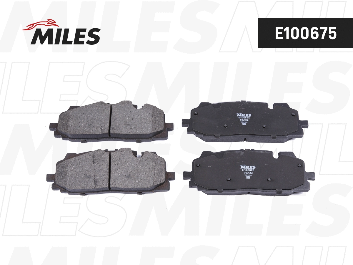 Kit de plaquettes de frein, frein à disque MILES E100675