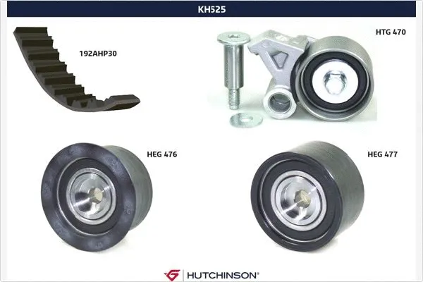Kit de courroie crantée HUTCHINSON KH 525