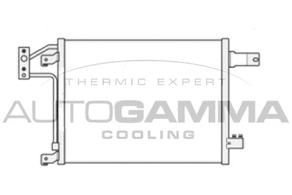 Condenseur, climatisation AUTOGAMMA 107021
