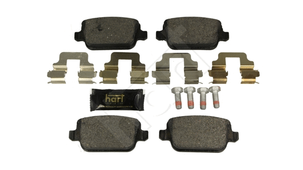 Kit de plaquettes de frein, frein à disque HART 248 969