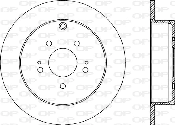 Disque de frein OPEN PARTS BDA2262.10
