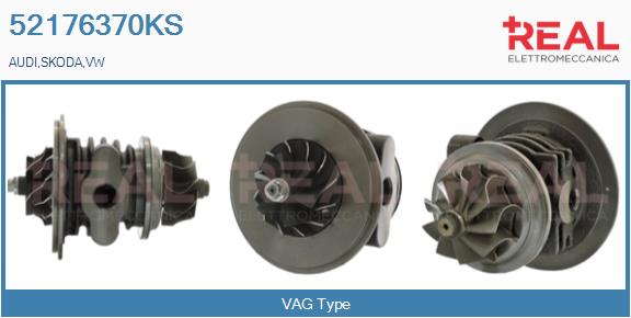 Groupe carter, turbocompresseur REAL 52176370KS