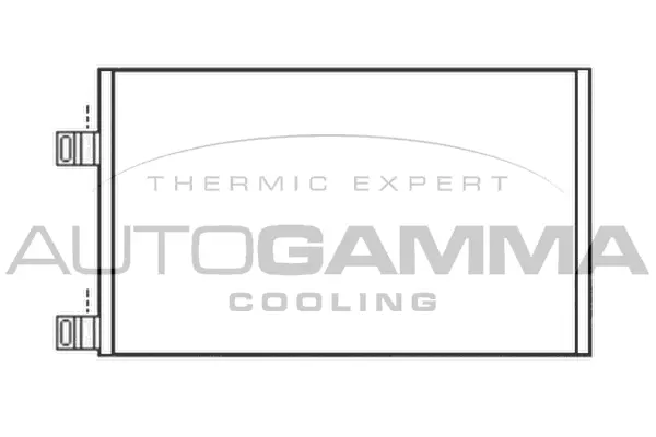Condenseur, climatisation AUTOGAMMA 105479