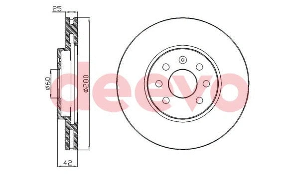 Disque de frein DEEVO BD16380