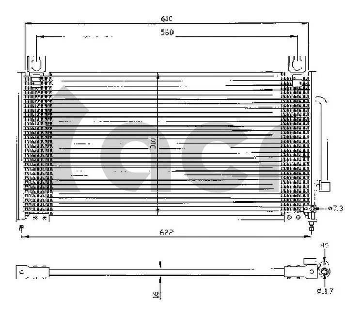 Condenseur, climatisation ACR 300319