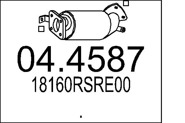 Catalyseur MTS 04.4587